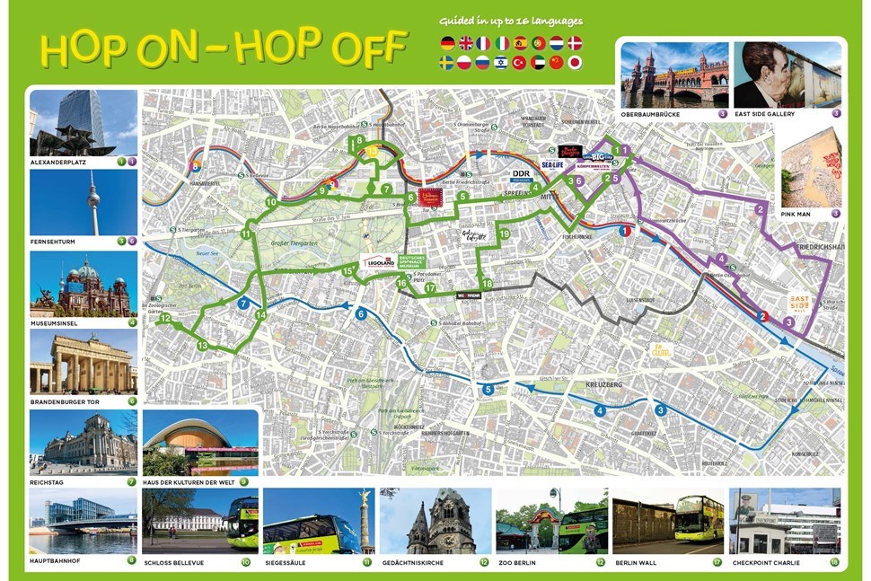 Berlin Hop On Hop Off Bus And Spree River Cruise