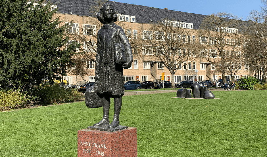 Activities in Amsterdam South - Anne Frank statue.png